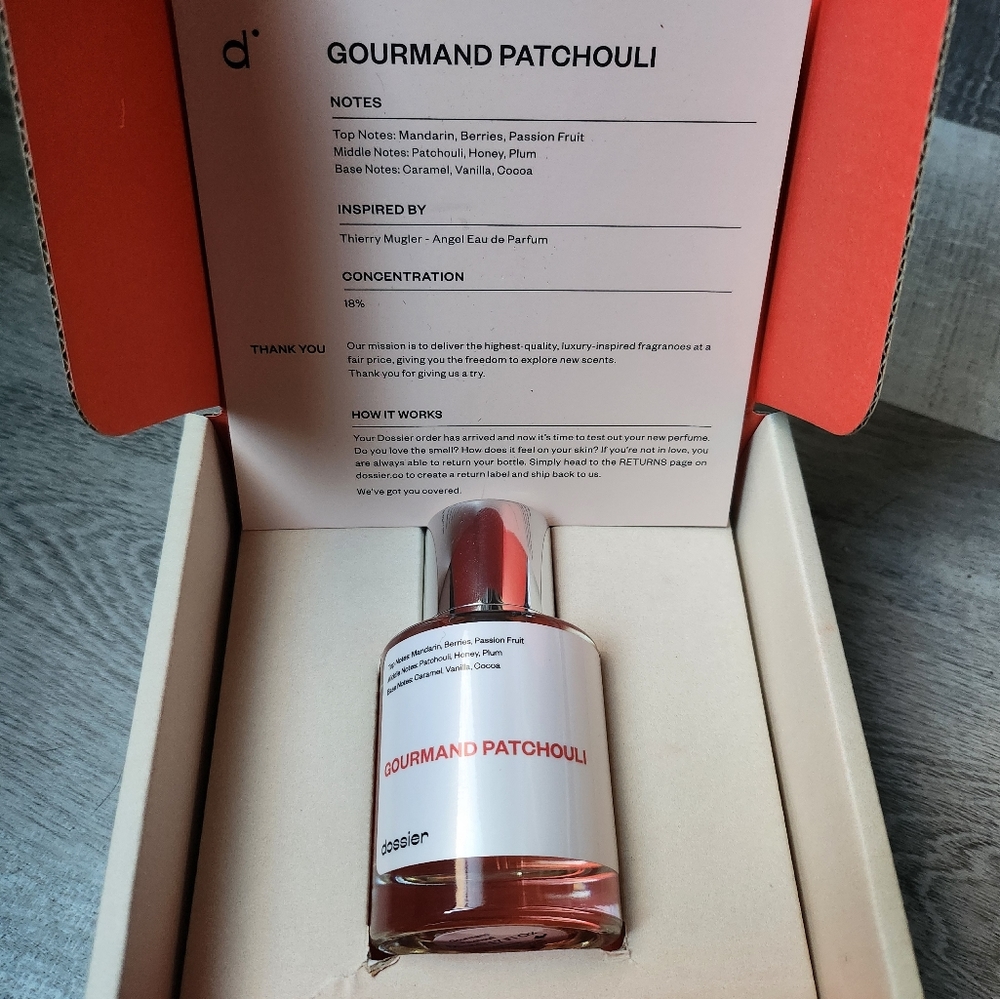 Dossier gourmand patchouli 50ml